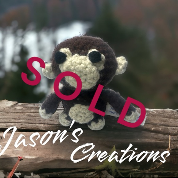 S❤️LD l Jason’s Creations l Hand-crocheted l Monkey l Amigurumi l Made in USA - Picture 1 of 10
